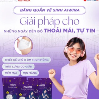 Băng vệ sinh Aiwina (Hương trà) các loại chống tràn tuyệt đối siêu thấm