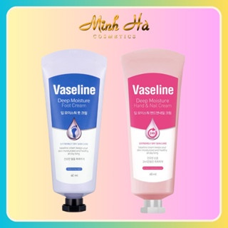 Kem dưỡng da tay và chân Vaseline Deep Moisture Cream 60ml dưỡng ẩm giúp da mềm mại