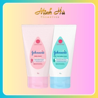 Kem dưỡng ẩm chống nẻ cho bé Johnson's Baby Cream 50/100g làm mềm và chống khô nẻ