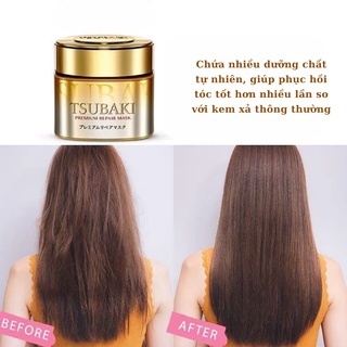 Mặt nạ tóc Tsubaki Premium Repair Mask 180g phục hồi dưỡng ẩm cho tóc luôn mềm mượt