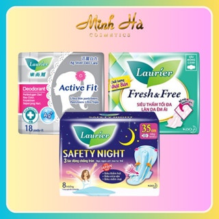 Băng vệ sinh ngày và đêm Laurier nhiều loại mềm mịn khô thoáng