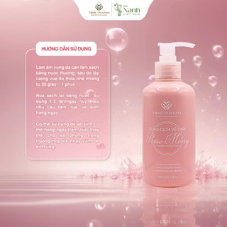 Dung dịch vệ sinh phụ nữ Rose Merry 120/300ml làm sạch dịu nhẹ an toàn cho mẹ bầu