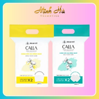Bông tẩy trang Bông Bạch Tuyết Calla 250g chất bông mềm mịn làm sạch sâu