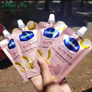 Dưỡng thể dưỡng trắng và chống nắng body Vaseline Healthy Bright 30ml dưỡng sáng chuyên sâu, sáng tự nhiên