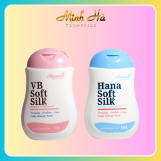 Dung dịch vệ sinh phụ nữ Soft & Silk Hanayuki 150g làm sạch nhẹ nhàng, không gây kích ứng, khô rát