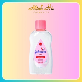 Dầu massage cho bé Johnson's Baby Oil 50/200ml dưỡng ẩm, lành tính, dịu nhẹ