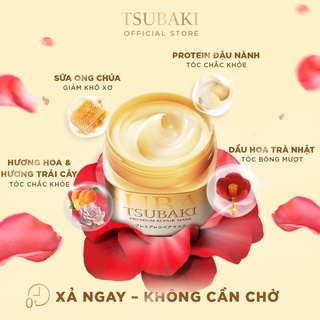 Mặt nạ tóc Tsubaki Premium Repair Mask 180g phục hồi dưỡng ẩm cho tóc luôn mềm mượt