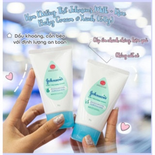 Kem dưỡng ẩm chống nẻ cho bé Johnson's Baby Cream 50/100g làm mềm và chống khô nẻ