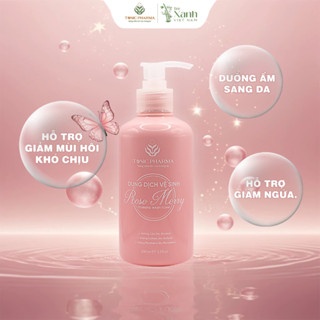 Dung dịch vệ sinh phụ nữ Rose Merry 120/300ml làm sạch dịu nhẹ an toàn cho mẹ bầu