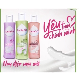 Dung dịch vệ sinh phụ nữ Lactacyd 250/500ml dịu nhẹ kể cả với da nhạy cảm