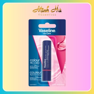 Son dưỡng có màu Vaseline Lip Care Color 3g màu hồng ngọt ngào