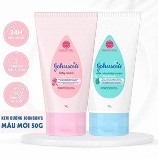 Kem dưỡng ẩm chống nẻ cho bé Johnson's Baby Cream 50/100g làm mềm và chống khô nẻ