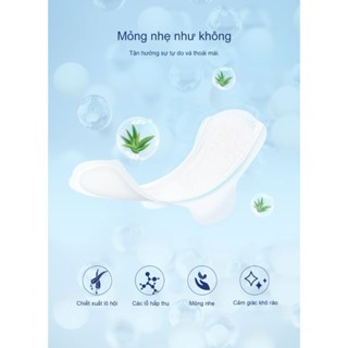 Băng vệ sinh Aiwina (Hương trà) siêu mềm mại hằng ngày Ultra Soft 8PCSx16cm nâng niu làn da