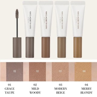 Mascara chân mày Romand Han All Brow Cara 9g tự nhiên bền màu lâu rôi