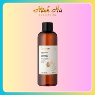 Nước tẩy trang bí đao Cocoon Winter Melon Micellar Water 500ml không cồn dành cho da dầu mụn