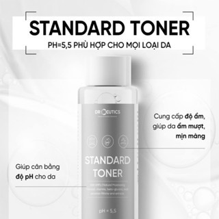 Nước hoa hồng Drceutics Standard Toner 200ml cấp ẩm phù hợp cho mọi loại da