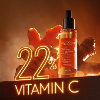Tinh chất nghệ Hưng Yên Cocoon x2.2 22% vitamin C 30ml sáng da chuyên sâu