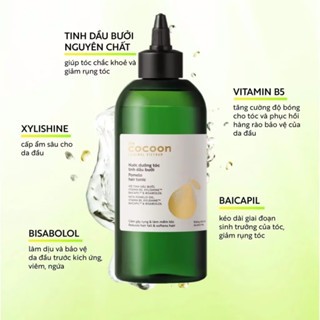 Tinh dầu bưởi Cocoon 310ml dưỡng tóc kích thích mọc tóc