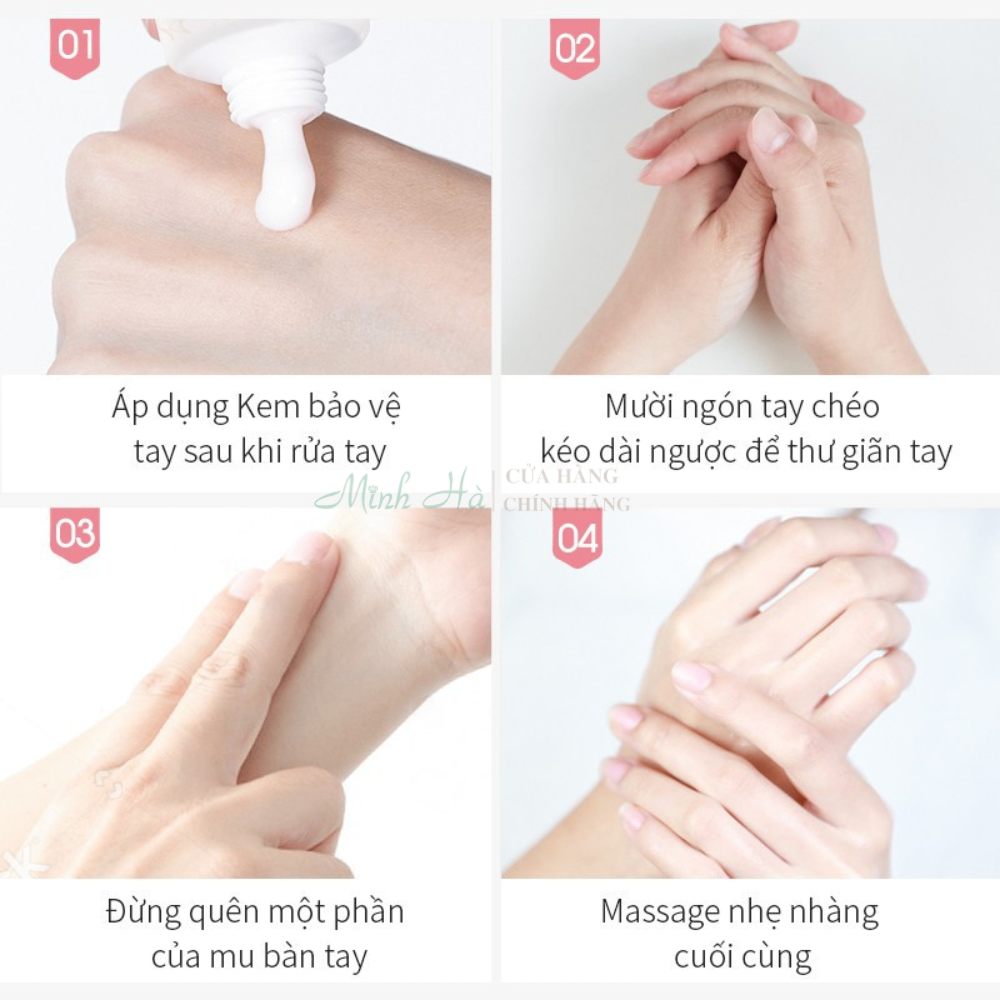 Kem dưỡng da tay Hatomugi The Hand Cream 65g chiết xuất hạt ý dĩ cấp ẩm cho da tay