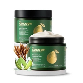 Kem ủ tóc bưởi Cocoon Pomelo hair mask 200ml giảm gãy rụng và làm mềm tóc