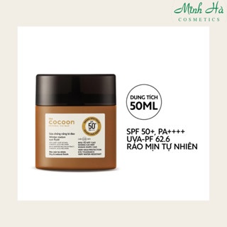 Sữa chống nắng bí đao quang phổ rộng Cocoon winter melon sun fluid broad-spectrum SPF50+++++ 15/50ml bảo vệ da hiệu quả