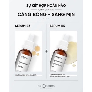 Serum Drceutics Niacinamide 12% + NAG 5% 30/100ml giúp sáng da, kiềm dầu hiệu quả