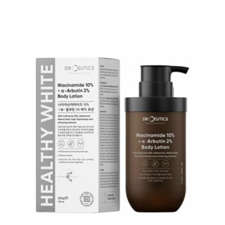 Sữa dưỡng thể trắng da Drceutics Niacinamide 10% + Alpha Arbutin 2% Body Lotion 200g sáng da, cải thiện da xỉn màu