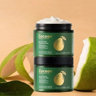 Kem ủ tóc bưởi Cocoon Pomelo hair mask 200ml giảm gãy rụng và làm mềm tóc