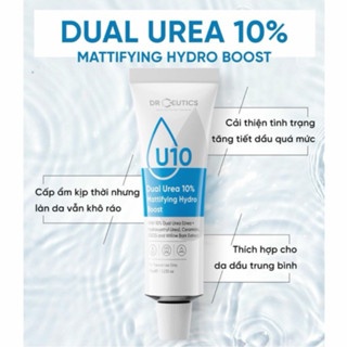 Gel dưỡng ẩm Drceutics Dual Urea Invisible Hydrating 50g cấp nước phục hồi