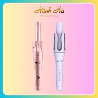 Máy uốn tóc làm xoăn tự động Halio InstaCurl Premium Automatic & làm xoăn tự xoay Halio Auto Rotating Hair Curler
