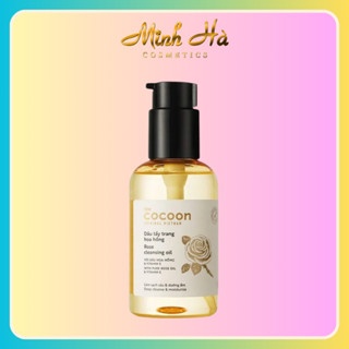 Dầu tẩy trang hoa hồng Cocoon Rose Cleansing Oil 140ml làm sạch sâu và bã nhờn trên bề mặt da