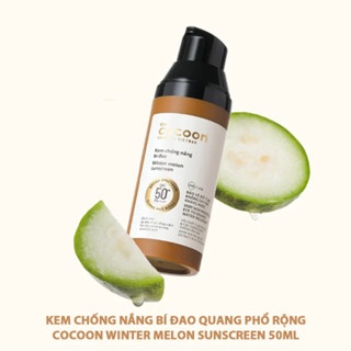 Kem chống nắng bí đao Cocoon quang phổ rộng SPF 50+ PA ++++ 50ml giúp bảo vệ da, giảm bóng nhờn