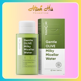 Nước tẩy trang DrCeutics Gentle Olive Milky Micellar Water 310ml làm sạch dịu nhẹ dưỡng ẩm chuyên sâu