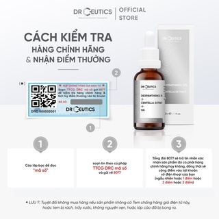 Serum B5 Drceutics Dexpanthenol 10% + Centella Extract + HA 100ml giúp cấp ẩm, phục hồi da