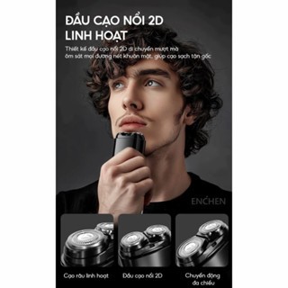 Máy cạo râu Enchen Electric Shaver K8 tùy chỉnh linh hoạt cạo dễ dàng và hiệu quả