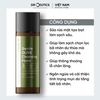 Sữa rửa mặt dưỡng ẩm Drceutics Gentle OLIVE Cleansing Foam Special Edition 150ml bản tự tâm sạch sâu cho mọi làn da