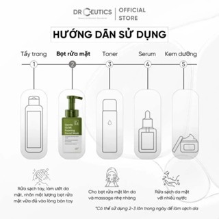 Sữa rửa mặt DrCeutics Gentle Olive Foaming Facial Wash 420g làm sạch dịu nhẹ