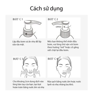 Sữa rửa mặt Perfect Diary Amino Axit 200ml tạo bọt dịu nhẹ cho da nhạy cảm