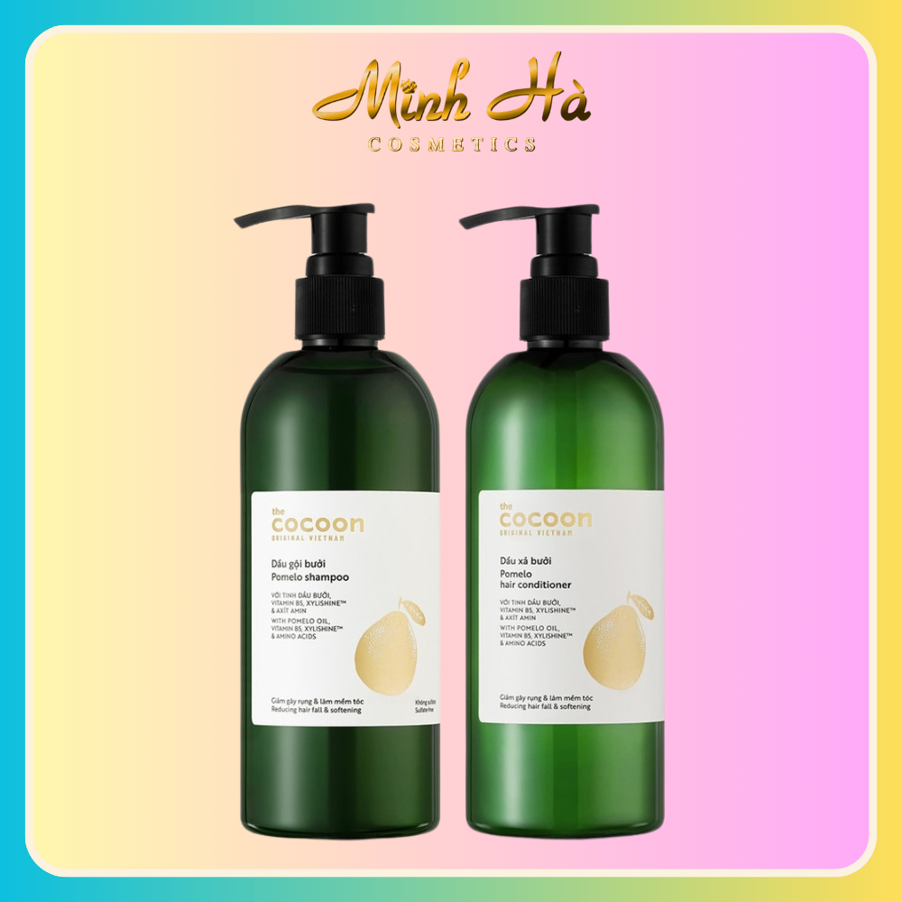 Dầu gội xả bưởi Cocoon 310ml dưỡng ẩm làm mềm và kích thích mọc tóc