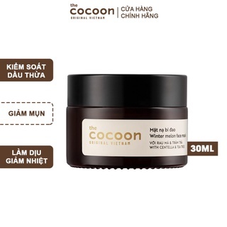 Mặt nạ bí đao Cocoon face mask 30/100ml cải thiện tình trạng mụn, kiểm soát dầu
