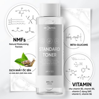 Nước hoa hồng Drceutics Standard Toner 200ml cấp ẩm phù hợp cho mọi loại da