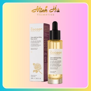 Tinh chất hoa hồng Cocoon Rose Serum The Cocoon 30ml không chứa cồn, giúp cấp ẩm và phục hồi da