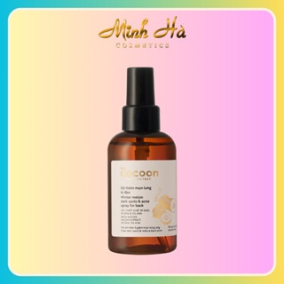 Xịt thâm mụn lưng bí đao Cocoon 140ml thuần chay làm sạch mụn, làm mờ vết thâm