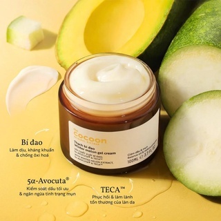 Thạch bí đao Cocoon Winter Melon Gel Cream 30/100ml giúp cấp ẩm và giảm mụn