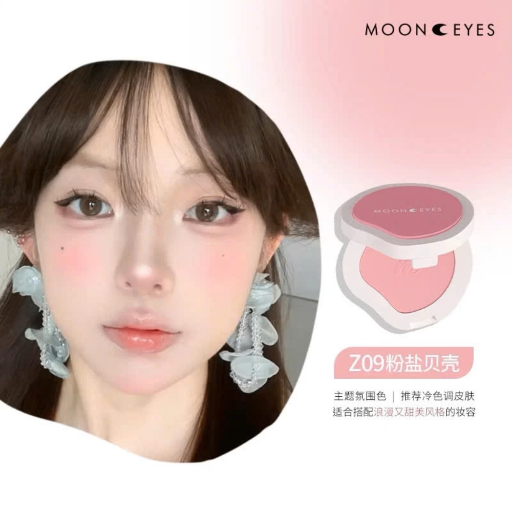 Phấn má hồng MOONEYES 6.5g trang điểm tự nhiên lâu trôi