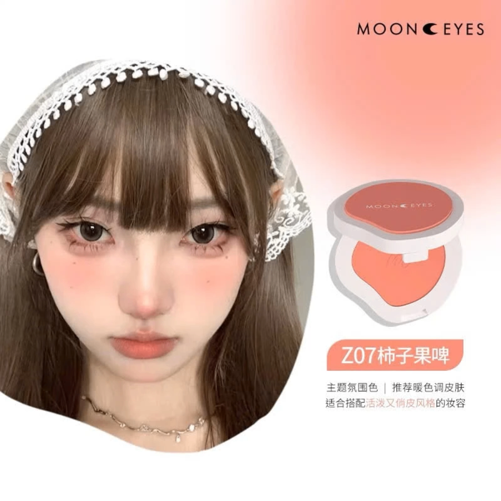Phấn má hồng MOONEYES 6.5g trang điểm tự nhiên lâu trôi