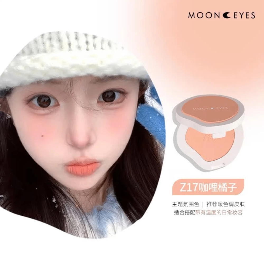 Phấn má hồng MOONEYES 6.5g trang điểm tự nhiên lâu trôi