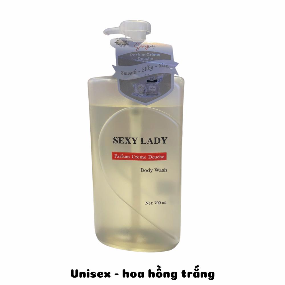 Sữa tắm Sexy Lady Parfum Creme Douche Body Wash 700ml làm sạch nhẹ nhàng hương thơm quyến rũ