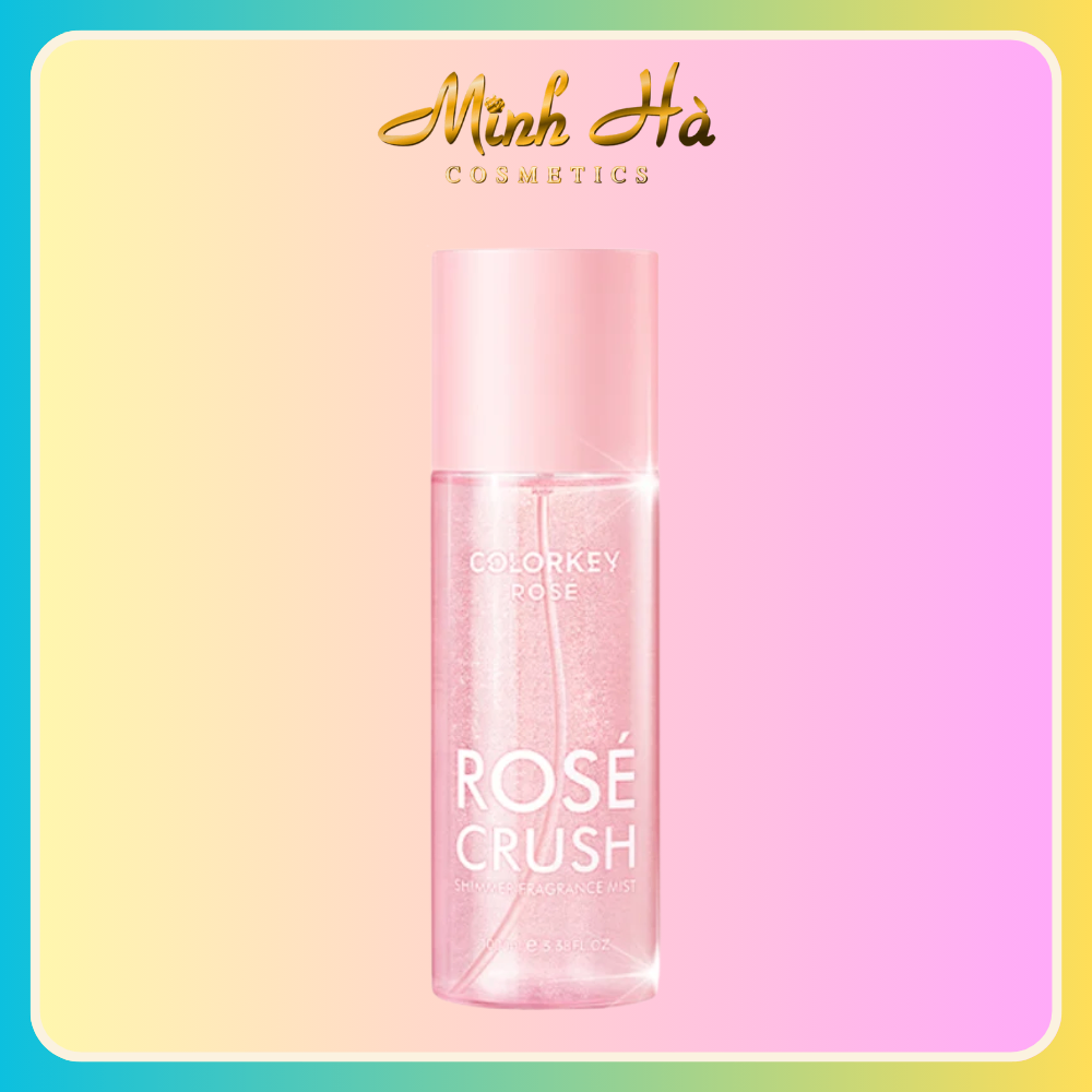 Xịt thơm Colorkey Rose Crush Shimmer Fragrance Mist 100ml