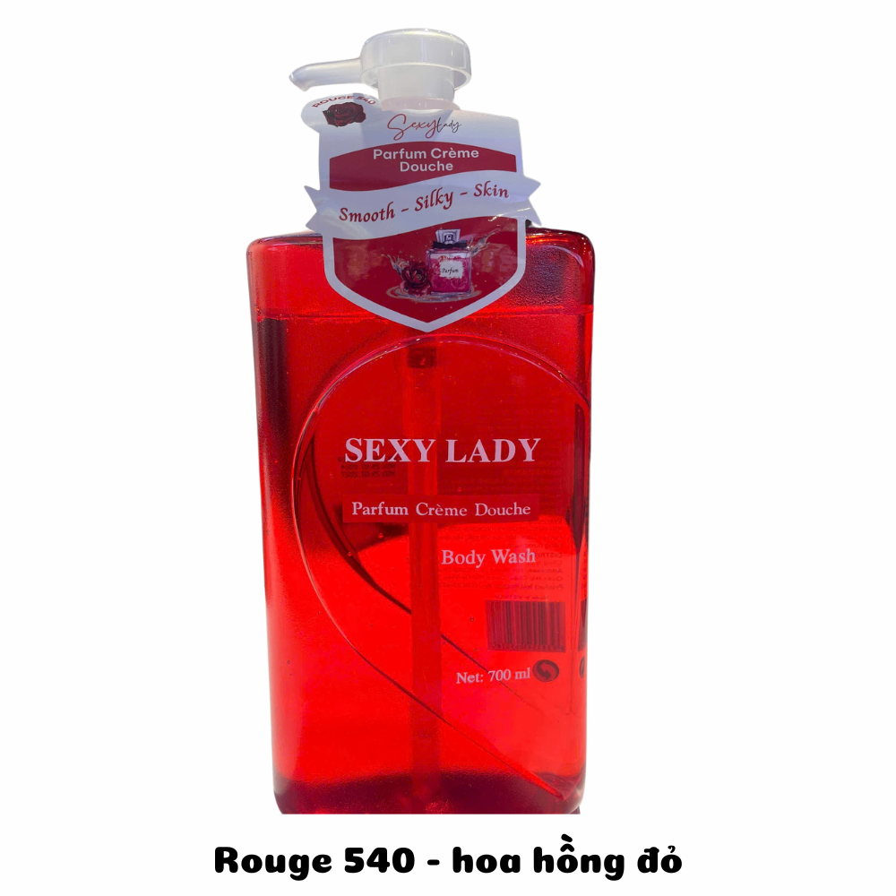 Sữa tắm Sexy Lady Parfum Creme Douche Body Wash 700ml làm sạch nhẹ nhàng hương thơm quyến rũ